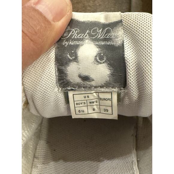 Vintage Baby Phat Womens White Phab Max Leather Athletic Shoes Size 8 - Picture 10 of 10